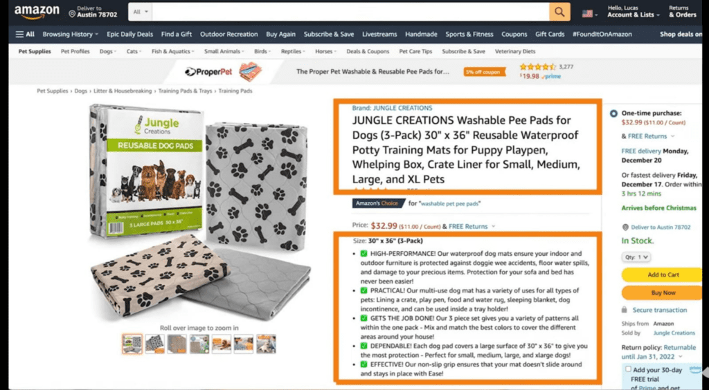 Optimize Product Listings